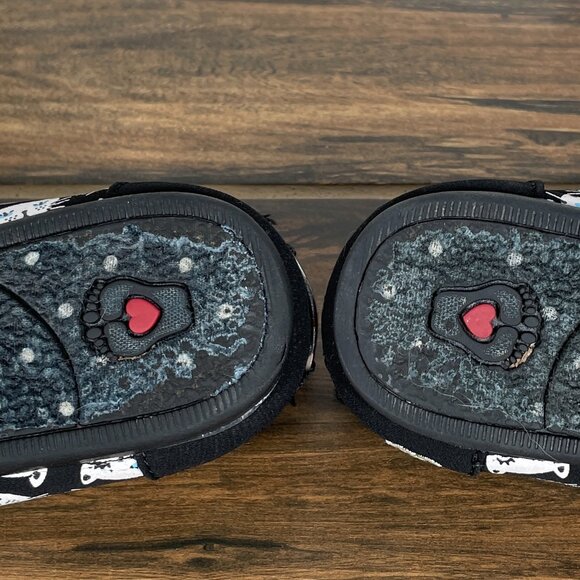 Skechers BOBS Plush Happy Meow Womens Size 7 Shoes Black White Slip On Flats - Picture 8 of 14